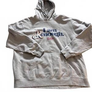 MATTEL I am Kenough Official Barbie The Movie  Gray Hoodie Mens SZ XL
